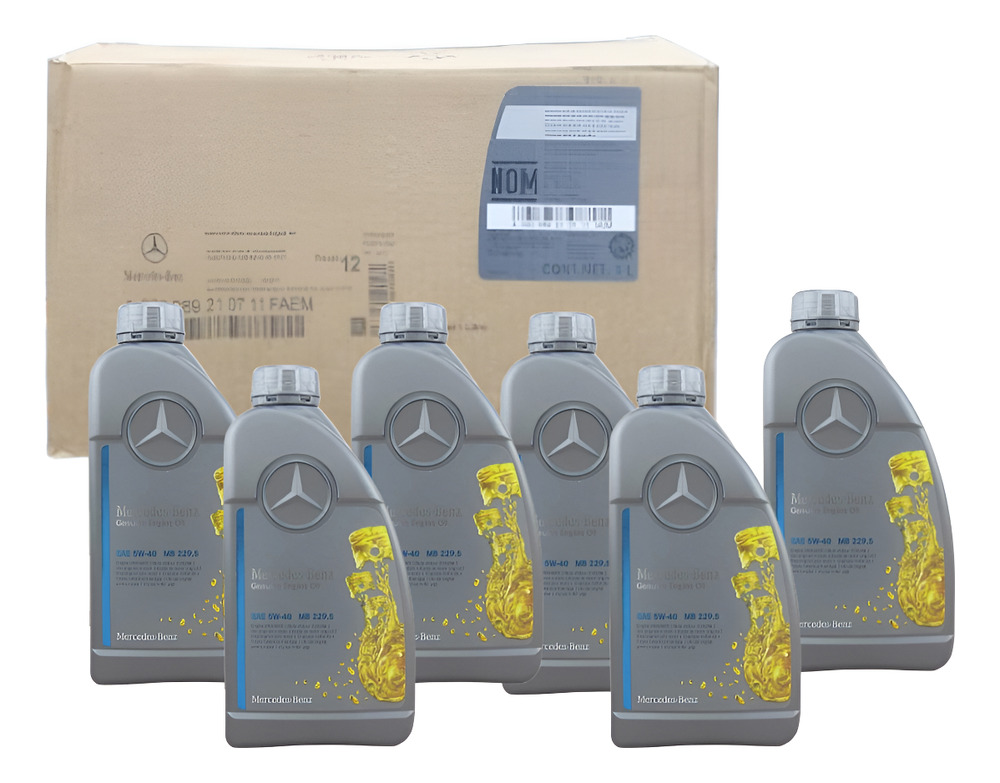Kit 6 Litros De Aceite 5w40 Syntetic Mercedes-benz Original
